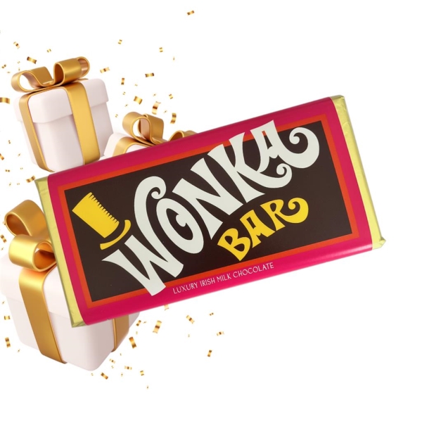 Wonka Chocolate Bar Pink