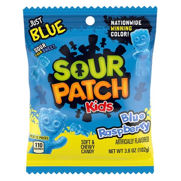 Sour Patch blue raspberry 102 gr x 12 st