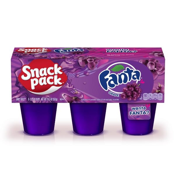 Fanta Snack 6-pack Gel Grapex 8 pc