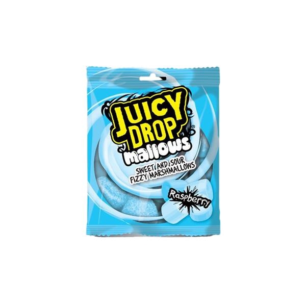 Bazooka Juicy Drop Mallows Raspberry 100 gr x 20 pc