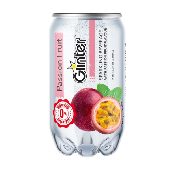 Glinter Sparkling Zero Fruit de la passion
