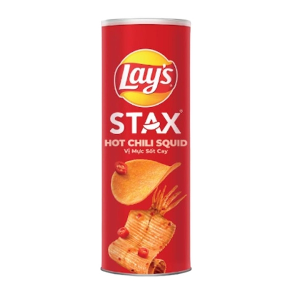 Lay's Stax Hot Chili Squid