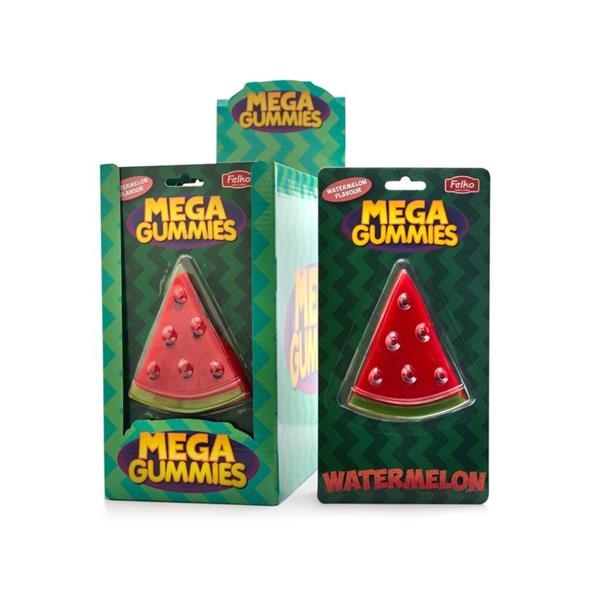 Mega Gummies Pastèque 120 gr x 24 pc