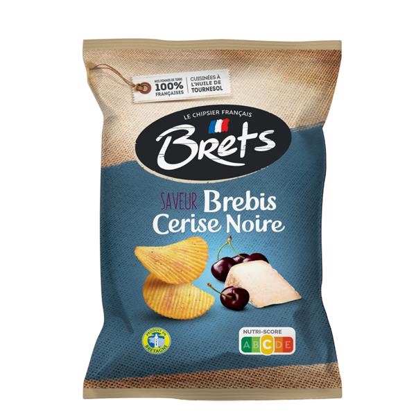 Bret's crisps with sheep black cherry flavor 125 gr x 10 pc