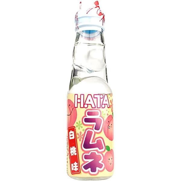 JP Hatakosen Ramune White Peach 200 ml x 30 pc