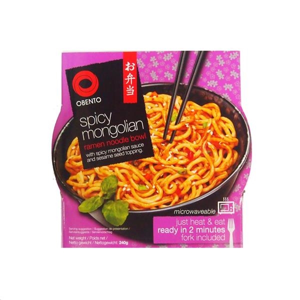 Obento Spicy Mongolian Ramen Noodles 240 gr x 6 pc