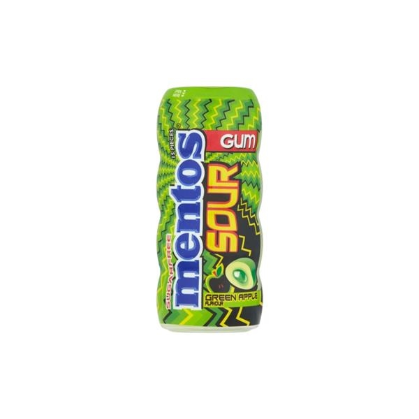 Mentos Sour Chewing Gum Apple flavour 30 gr x 15 pc