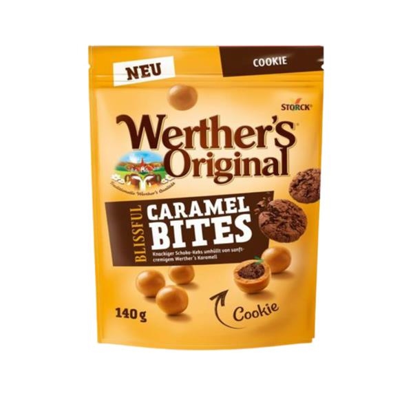 Werthers Original caramel bites cookies 140 gr x 16 pc