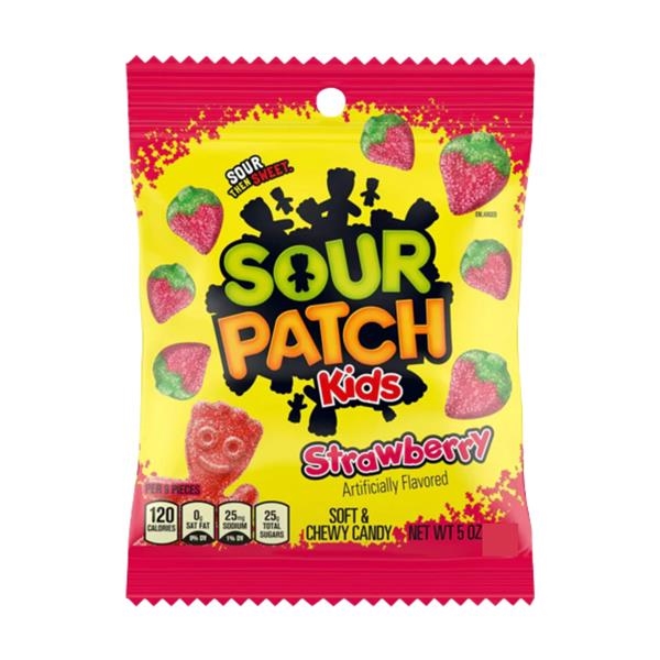 Sour Patch strawberry 102 gr x 12 st