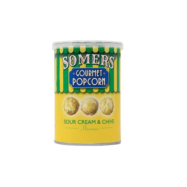 Popcorn Gourmet Somers Sour Cream & Chive 30 gr x 24 pc (BBD 14/07/2024)