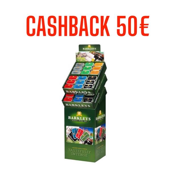 Display Barkleys Mints 2 leggers (groen) -50€ CASHBACK