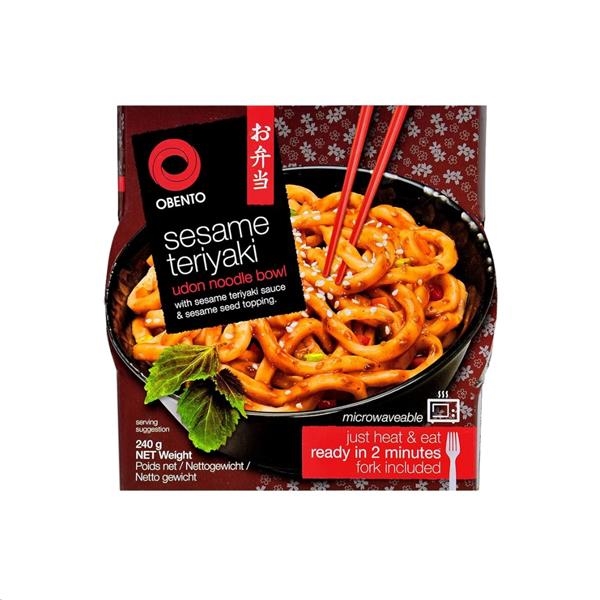 Obento Sesame Teriyaki Udon Bowl 240 gr x 6 pc