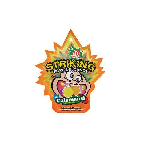 Striking Popping Candy Calamansi 15 gr x 12 pc