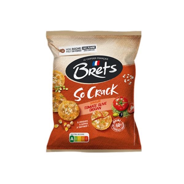 So Crack Brets Tomaat Olijf Oregano 70 gr x 14 st