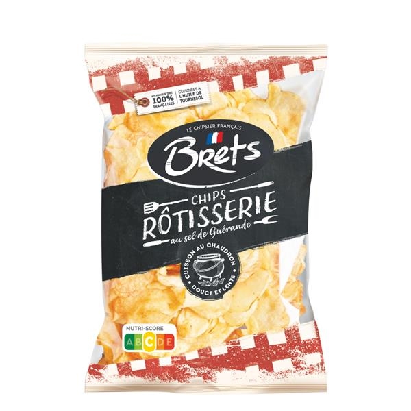 Brets Rôtisserie with Guérande salt 120 gr x 10 pc