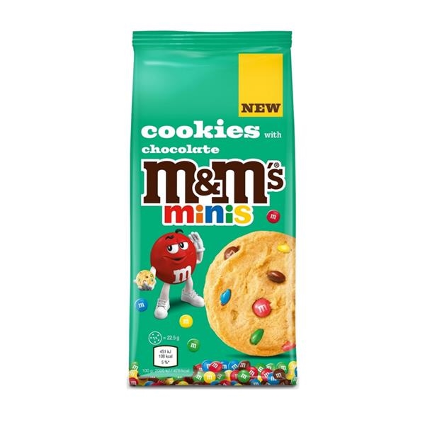 M&M's cookies minis 180 gr x 8 pc