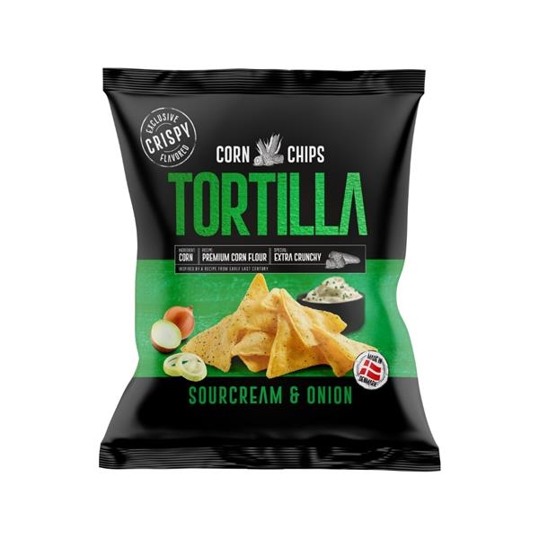 Tortilla Chips Sour Cream & Onion 150 gr x 12 st