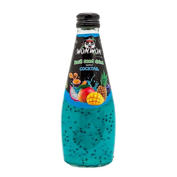 Won Won Basil Seed Drink Cocktail 290 ml x 12 st