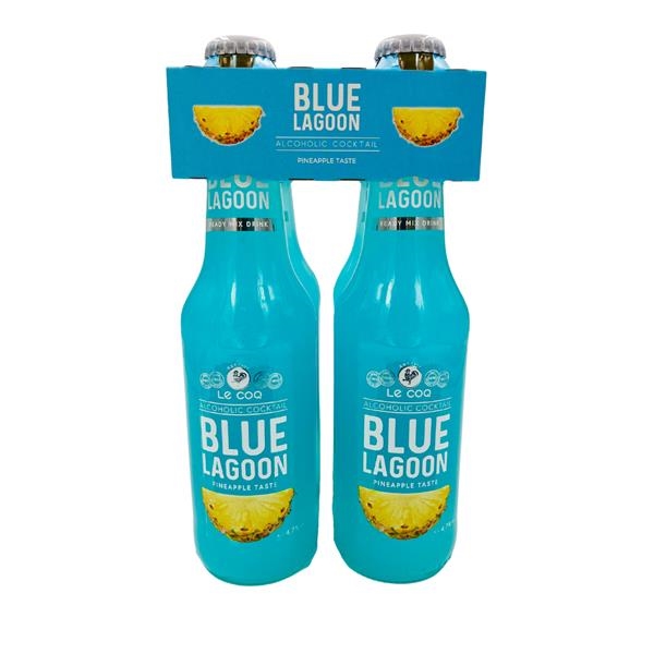 Cocktail Le Coq Blue Lagoon (4,7%) 330 ml - 4-Pack x 6