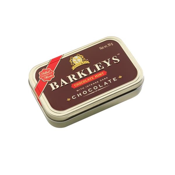 Barkleys Chocolade Munt 50 gr x 6 st