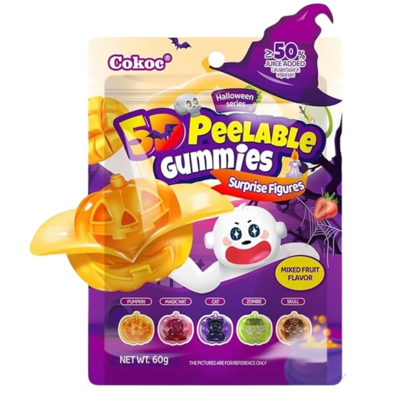 Cokoc Peelable Gummies Halloween 60 gr x 50 pc