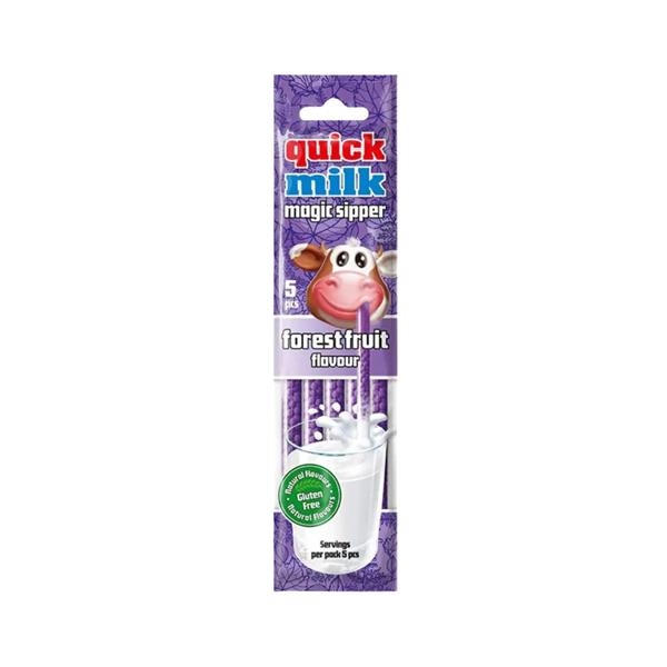 Quick Milk bosvruchten rietje x 20 verpakkingen