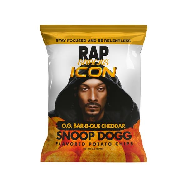 Rap Snacks - Snoop Dogg - BBQ Cheddar 71 gr x 12 pc