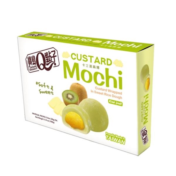Mochi Custard Kiwi 168 gr x 24 pc