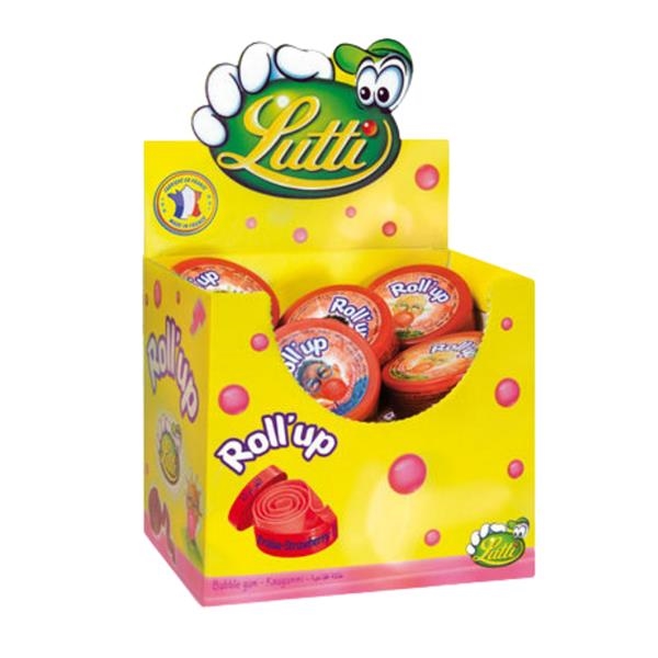 Lutti roll up strawberry 29 gr x 24 pc