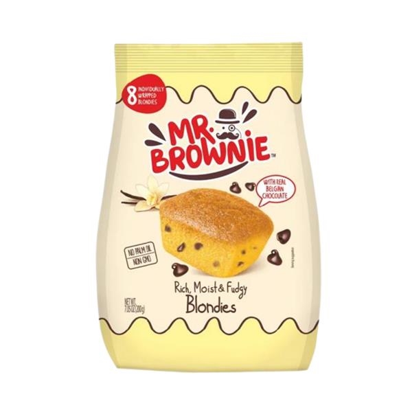 Mr Brownie Belgian Chocolate Blondies Brownies 200 gr x 12 pc
