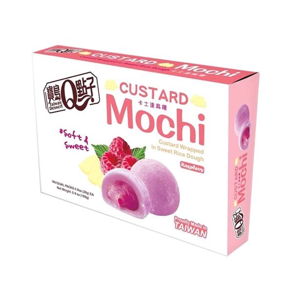 Mochi Custard Raspberry 168 gr x 24 pc
