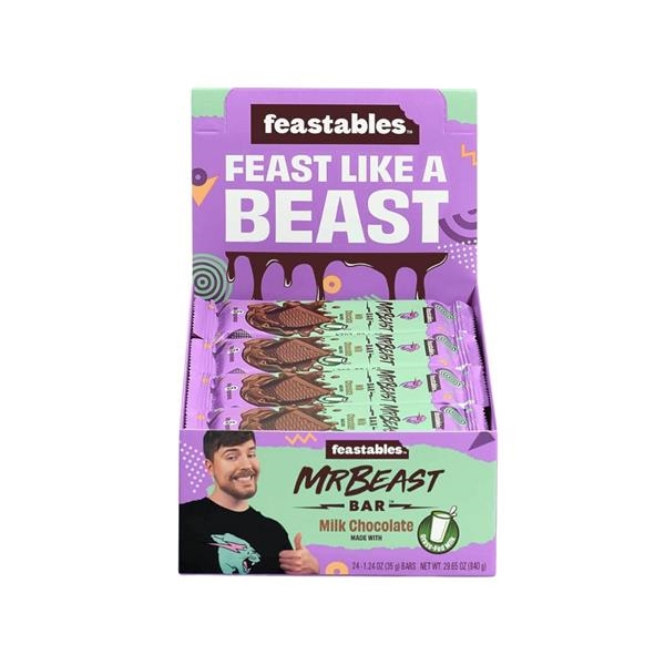 Mr Beast Feastables milk 35 gr x 24 st