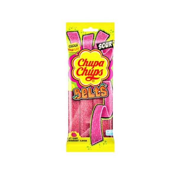 Chupa Strawberry Belts 90 gr x 18 pc