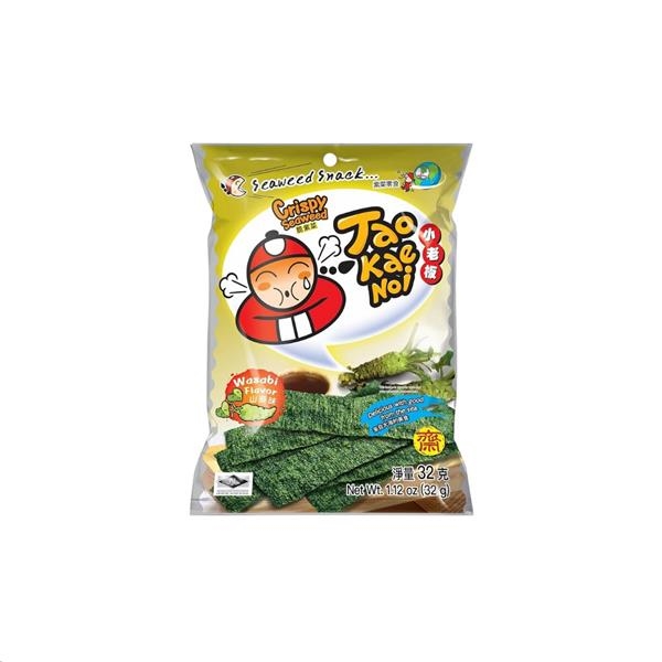 Taokaenoi Cripsy Zeewier Wasabi 32 gr x 6 st