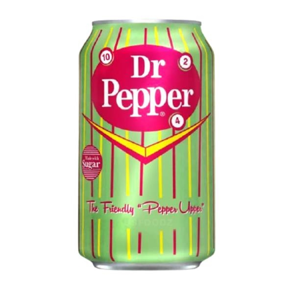 Dr Pepper made with sugar 355 ml x 12 pc