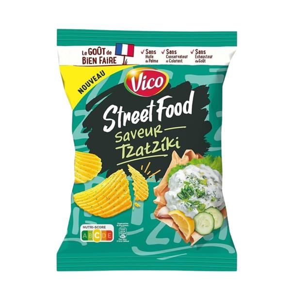 Chips Vico Street Food Tzatziki 120 gr x 10 pc