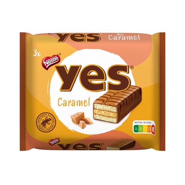 Nestlé Yes caramel tripack 96 gr x 8 st (THT 29/07/2025)