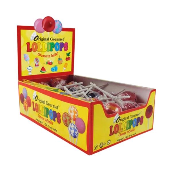 Display Gourmet Lollipop x 48 pc