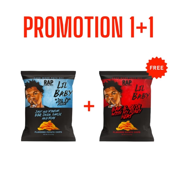 Colis Rap Snacks 1+1 gratuit