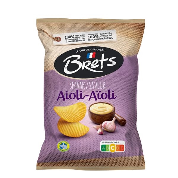 Chips Brets saveur aïoli 125 gr x 10 pc