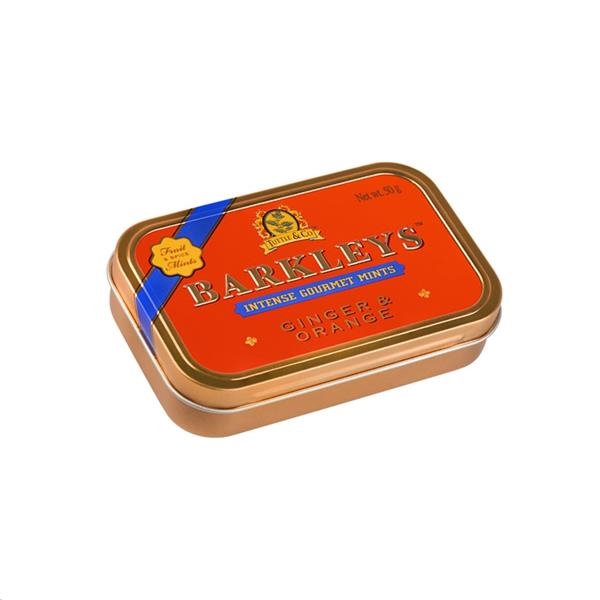 Barkleys gember en sinaasappelsmaak 50 gr x 6 st