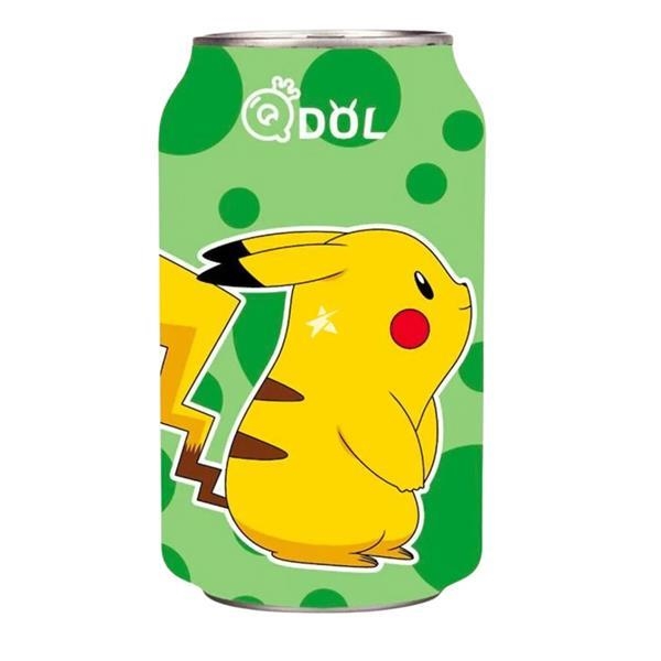 QDOL Pokemon Pikachu Lime Sparkling Water 330 ml x 24 pc