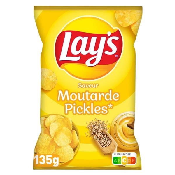 Lay's moutarde pickles 135 gr x 20 pc