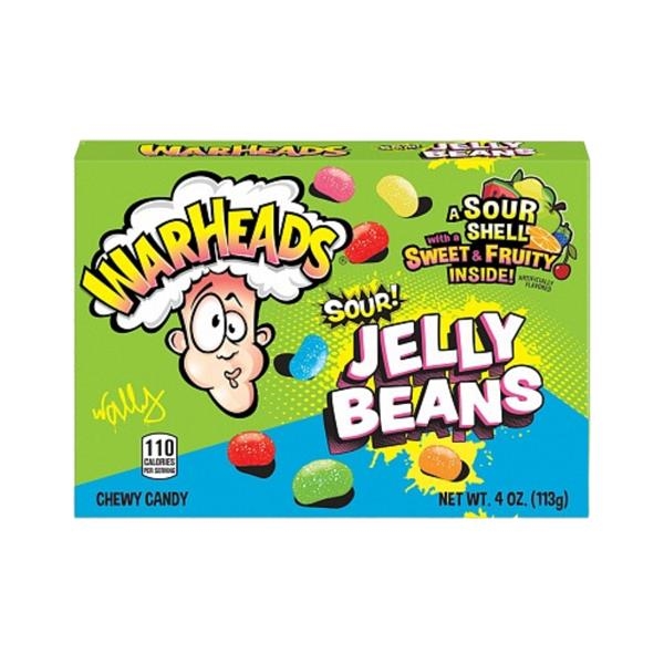 Warheads Sour Jelly Beans 113 gr x 12 pc