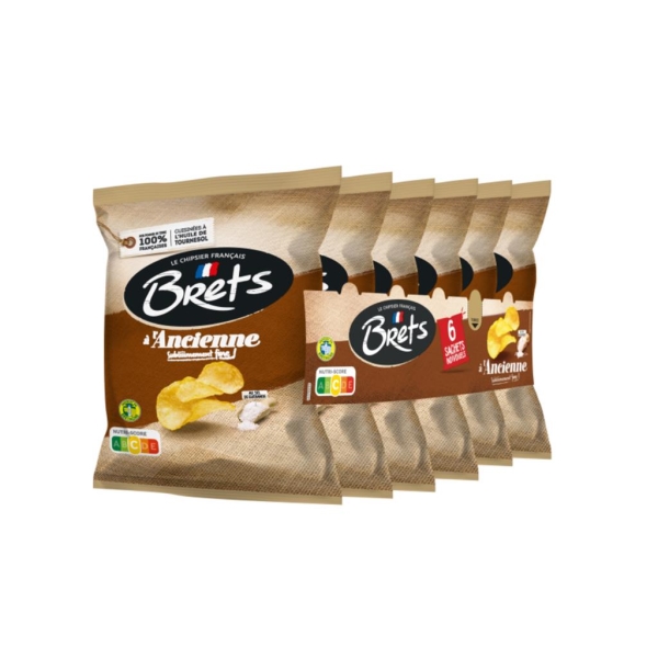 Old-fashioned Brets crisps multipack 25 gr x 6 pc x 16 pc