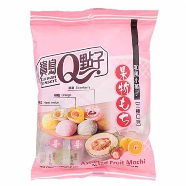 Mochi mini assorted fruit 120 gr x 24 pc