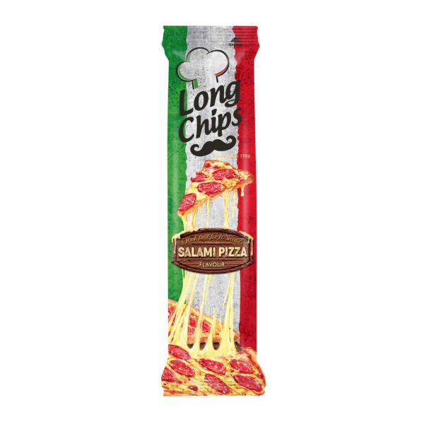 Long Chips Salami Pizza