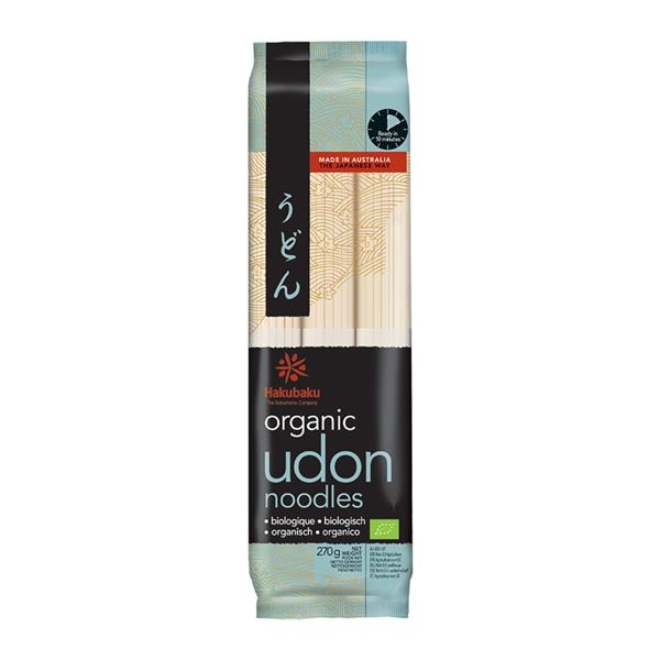 Hakubaku Bio Udon Noedels 270 gr x 8 st - Certifié BE-BIO-03