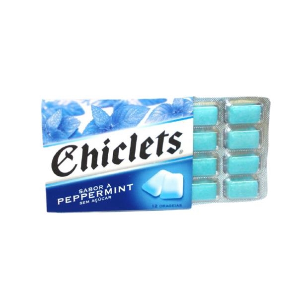 Chiclets peppermint sans sucre x 14 pc