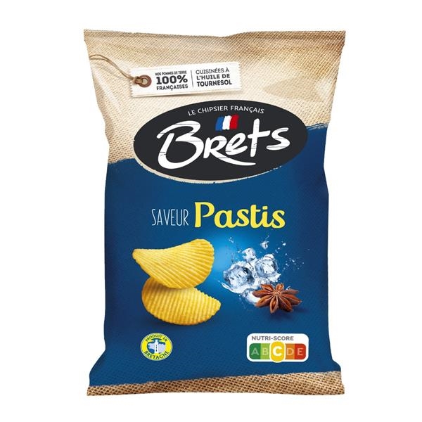 Brets crisps with pastis flavor 125 gr x 10 pc